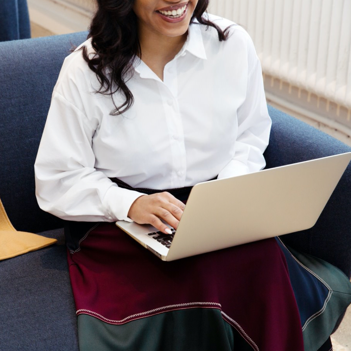 Woman with a laptop