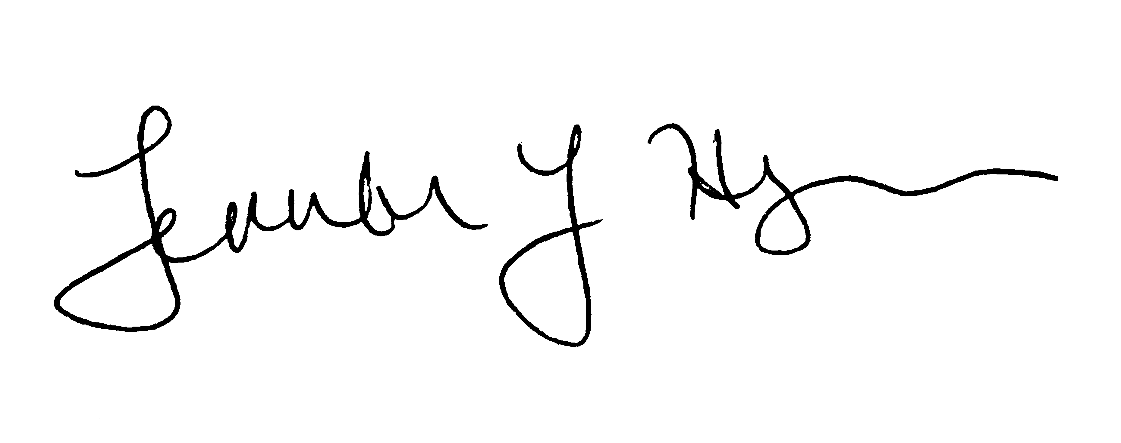 Jennifer Y. Hyman signature